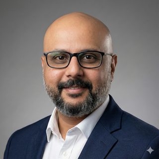 Portrait of Dr. Aniket Pingley, founder of Gridplex Digital
